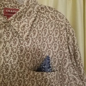 Vintage Chaps Ralph Lauren Paisley Button Down
